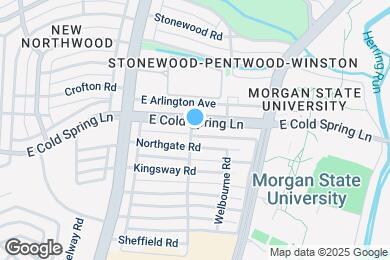 Map image of the property - 1601 E Cold Spring Ln