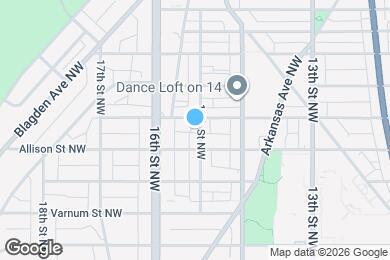 Map image of the property - 4514 15th St NW