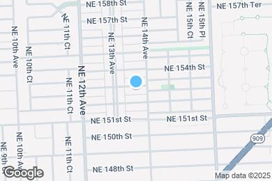 Map image of the property - 1370 NE 153rd St