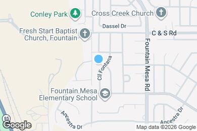 Map image of the property - 2071 Cll Fontana