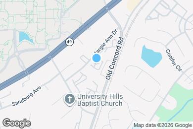 Map image of the property - Room in Condo on Arlyn Cir
