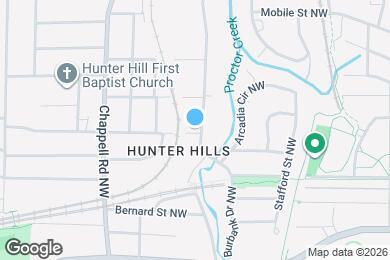 Map image of the property - 120 Burbank Dr NW