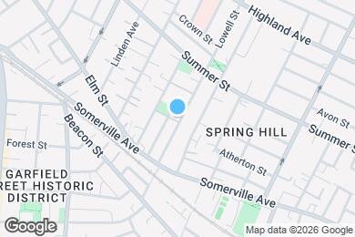 Map image of the property - 50 Lowell St