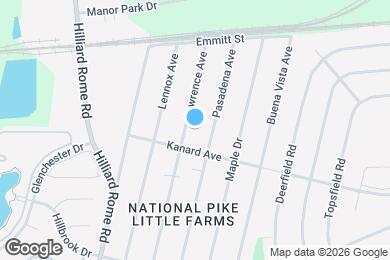 Map image of the property - 374 Lawrence Ave