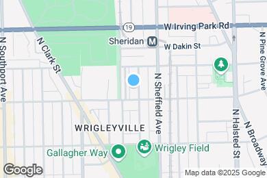 Map image of the property - 3814N N Kenmore Ave