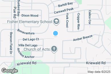 Map image of the property - 10007 Del Lago Ct