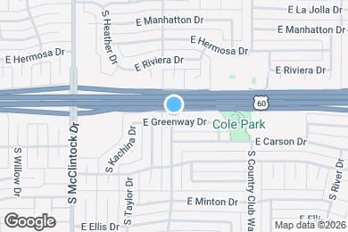 Map image of the property - 1904 E Greenway Dr