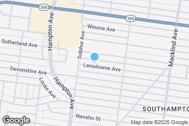 Map image of the property - 5717 Lansdowne Ave