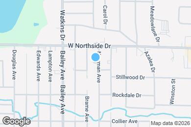 Map image of the property - 3815 Newman Ave