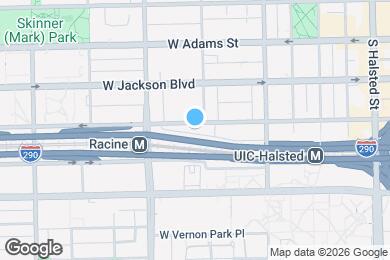 Map image of the property - 1109 W Van Buren St