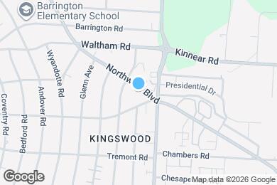 Map image of the property - 1931 Northwest Blvd