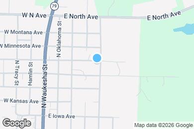 Map image of the property - 711 N Hubbard St