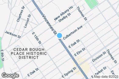 Map image of the property - 717 Vincennes St