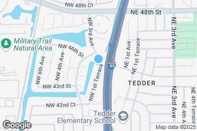 Map image of the property - 4491 NW 1st Ter