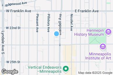 Map image of the property - 2302 1/2 Blaisdell Ave
