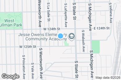 Map image of the property - 12439 S Perry Ave