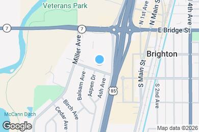 Map image of the property - 101 W Egbert St