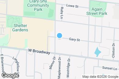 Map image of the property - 1512 Gary St
