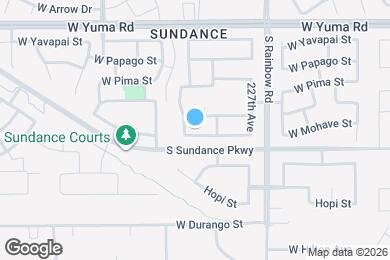 Map image of the property - 22834 W Mohave St