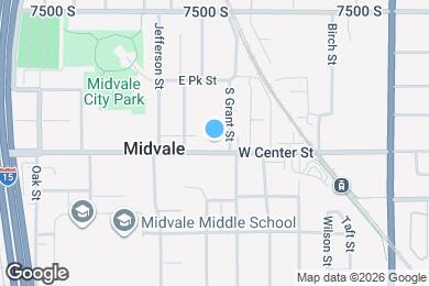 Map image of the property - 198 W Center St