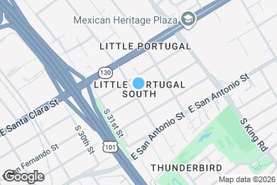 Map image of the property - 1601 E San Fernando St