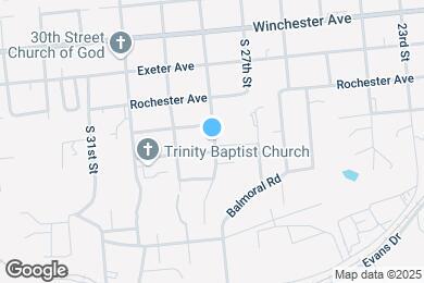Map image of the property - 810 S 28th St