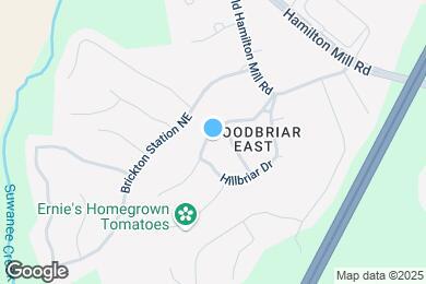 Map image of the property - 2227 Woodbriar Dr