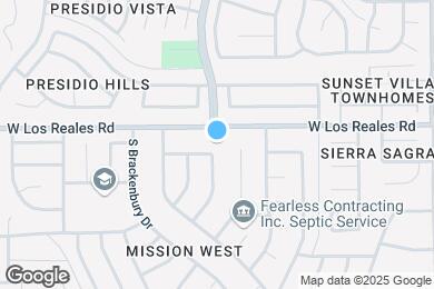 Map image of the property - 3314 W Placita De La Bajada