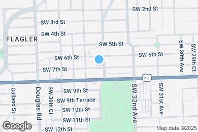Map image of the property - 636 SW 33rd Ave