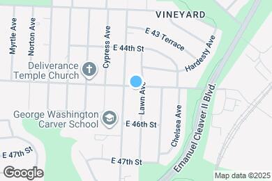 Map image of the property - 4613 E 45th St