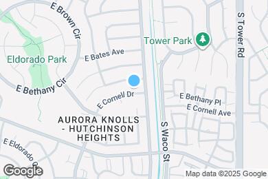 Map image of the property - 17959 E Cornell Dr