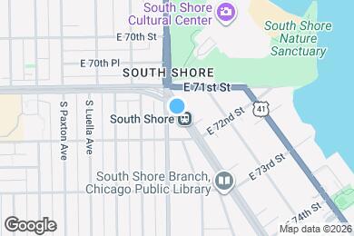Map image of the property - 7131 S Yates