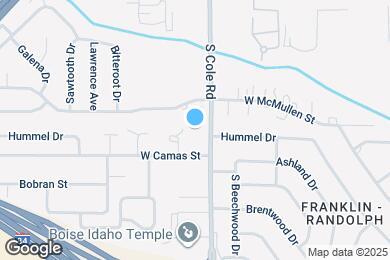 Map image of the property - 825 S Cole Rd