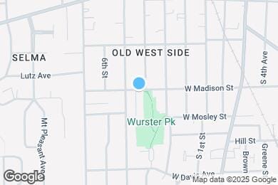 Map image of the property - 607 W Madison St