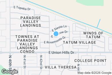 Map image of the property - 4253 E Morrow Dr