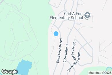 Map image of the property - 2845 Island Point Dr NW