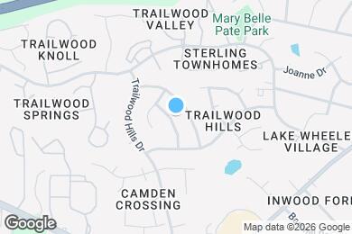 Map image of the property - 2417 Appalachian Dr