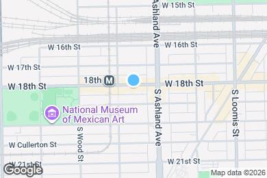 Map image of the property - 1637 W 18th St