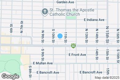 Map image of the property - 1016 E Lakeside Ave