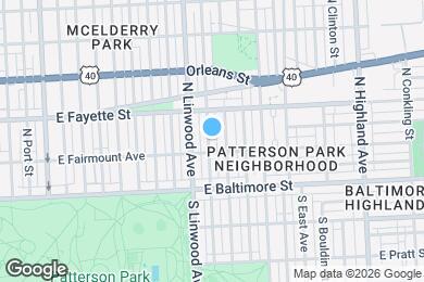 Map image of the property - 115 N Curley St
