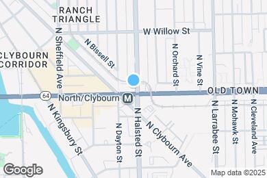 Map image of the property - 1600 N Halsted St