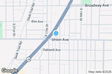 Map image of the property - 1612 Union Ave