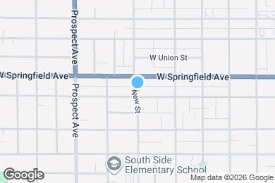 Map image of the property - 622 W Healey St