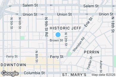 Map image of the property - 1018-1024 Brown Street