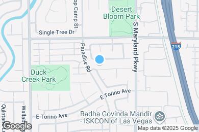 Map image of the property - 1070 Warm Canyon Way