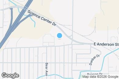 Map image of the property - 260 W Anderson St