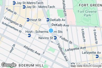 Map image of the property - 540 Fulton St