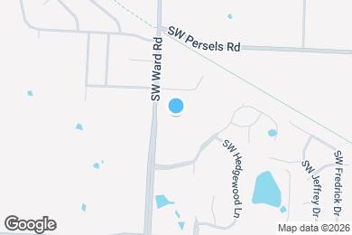 Map image of the property - 1421 SW Winthrop Dr