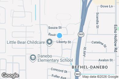 Map image of the property - 4565 Liberty Street