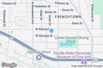Map image of the property - 726 W Georgia St